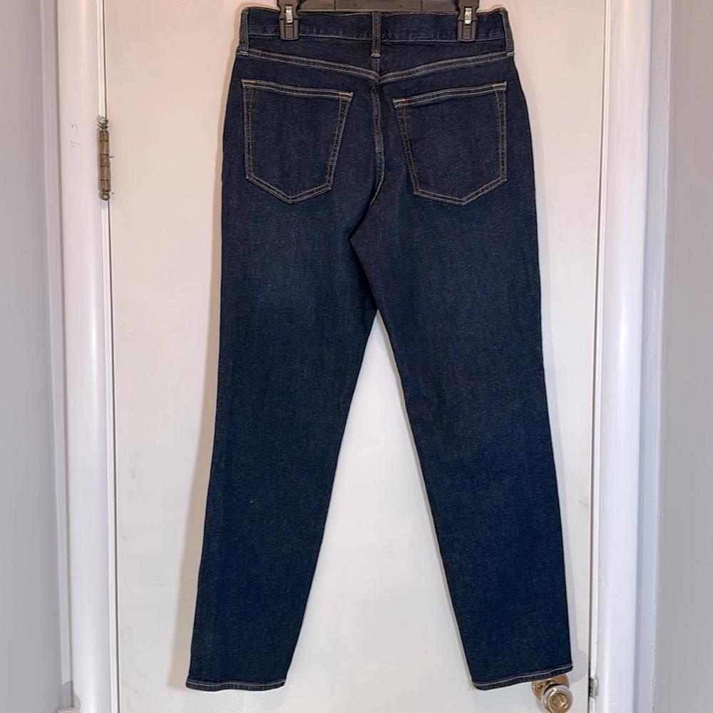 Old Navy Athletic Taper Cotton Stretch Blue Jeans 31x32 NWT - Picture 8 of 12